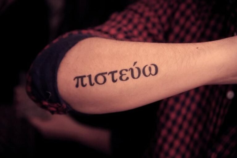 Greek Word Tattoos That Inspire: Unlocking Eternal Beauty