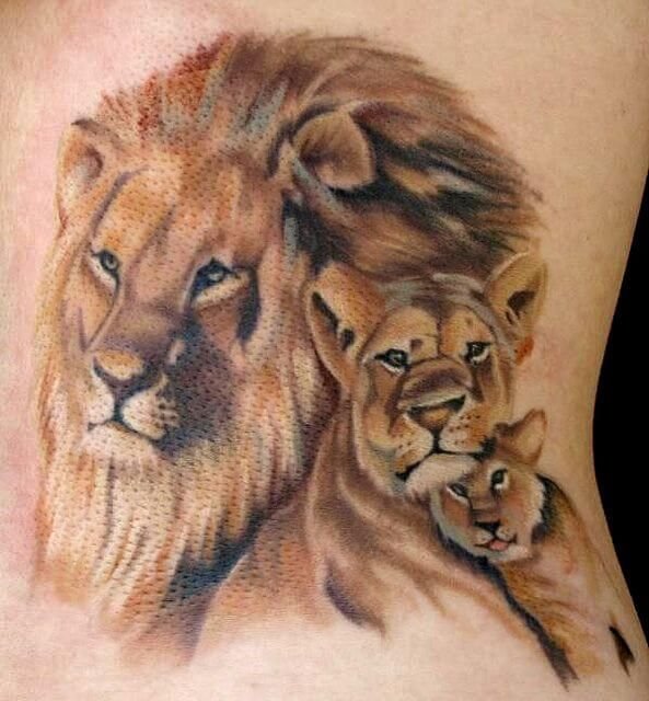 Majestic Lioness and Cub Tattoo Designs That Roar with Pride